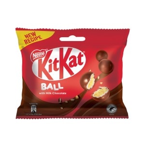Crispy balls med mælkechokolade